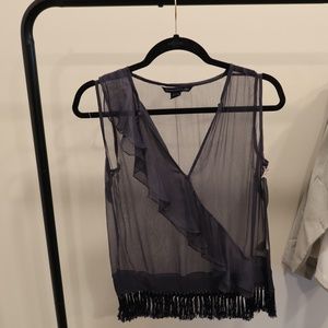 French Connection Tank with Tassels